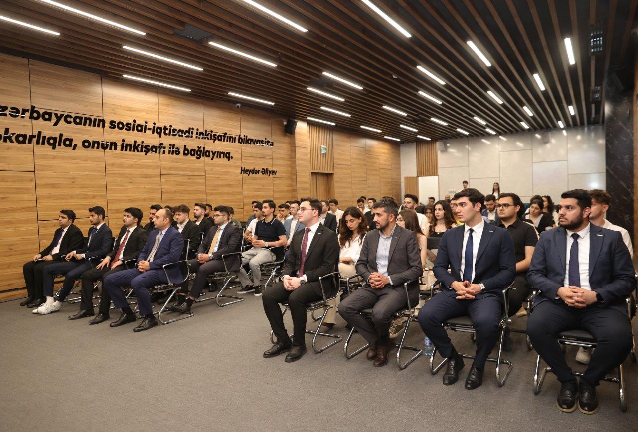 "A meeting was held with the students, the members of “Young MÜSİAD Azerbaijan” 