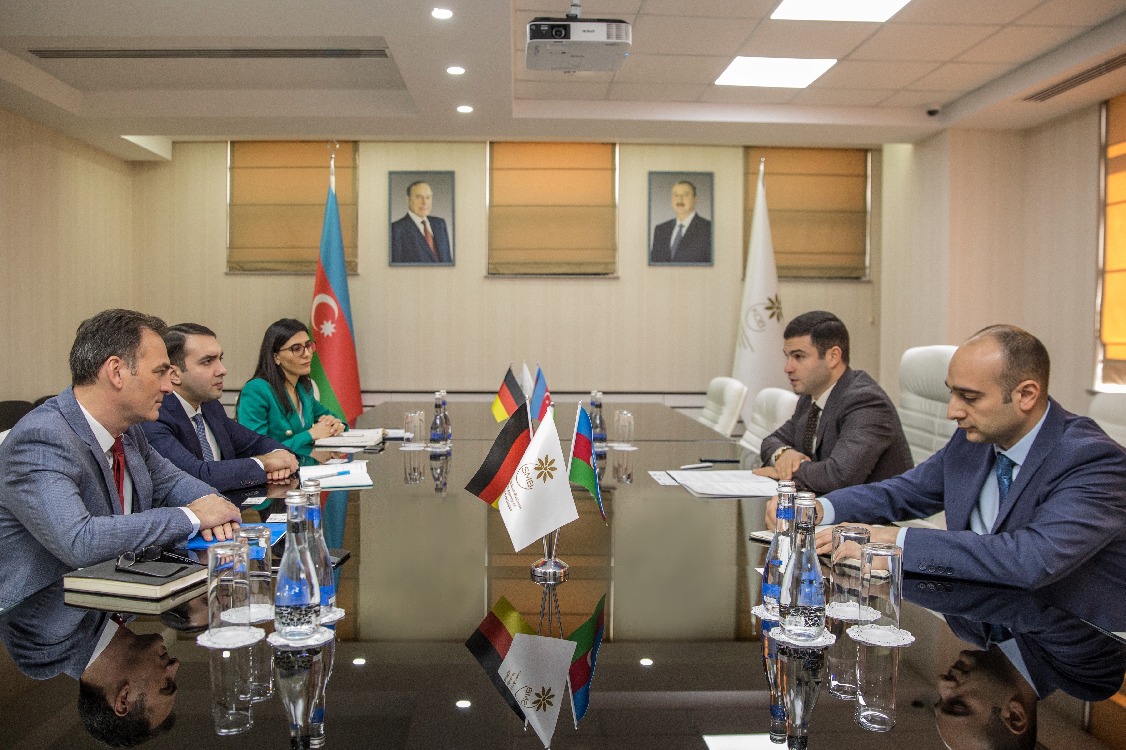 Cooperation with the German-Azerbaijani Chamber of Commerce in the field of SMB was discussed 
