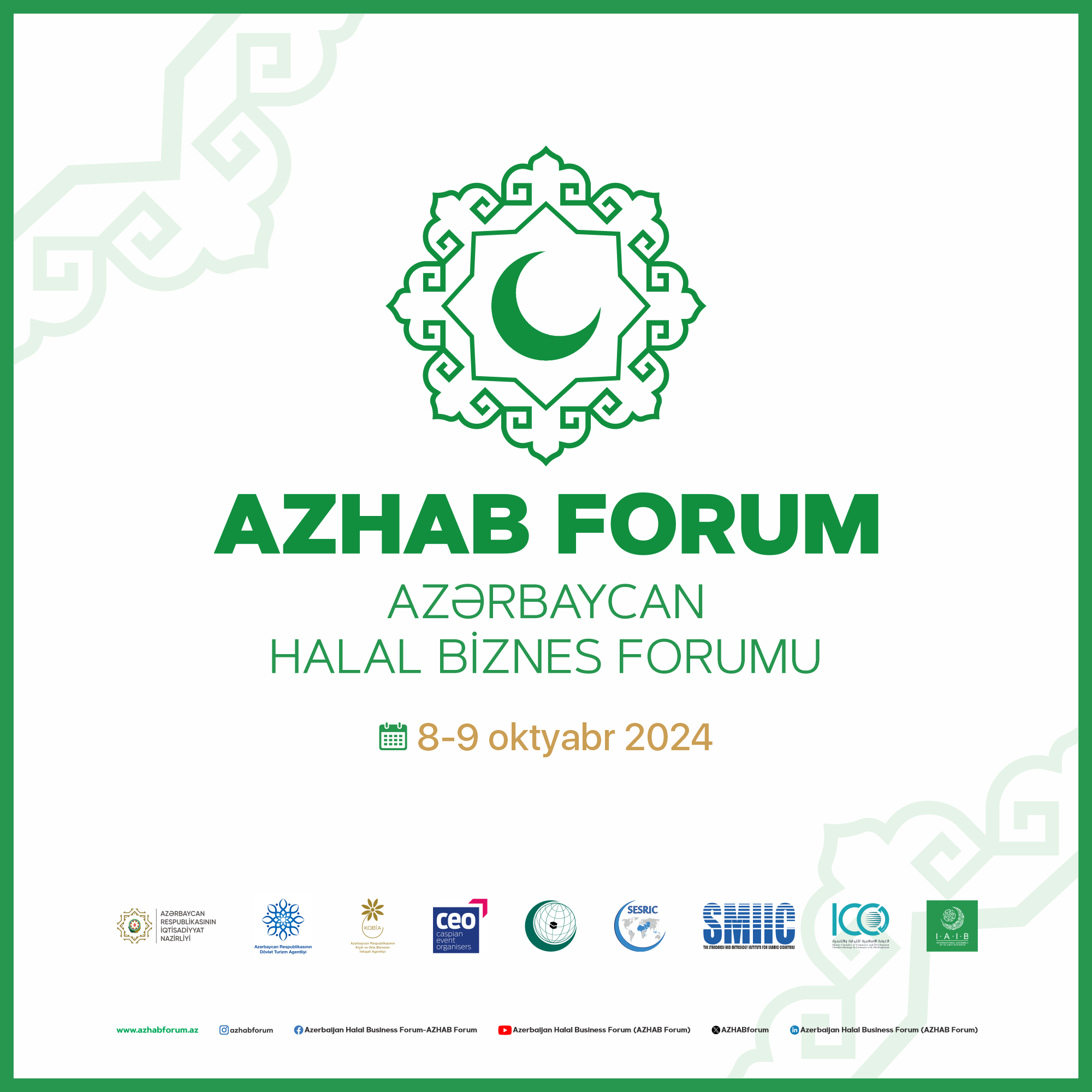 Azərbaycan Halal Biznes və Turizm Forumu keçiriləcək 