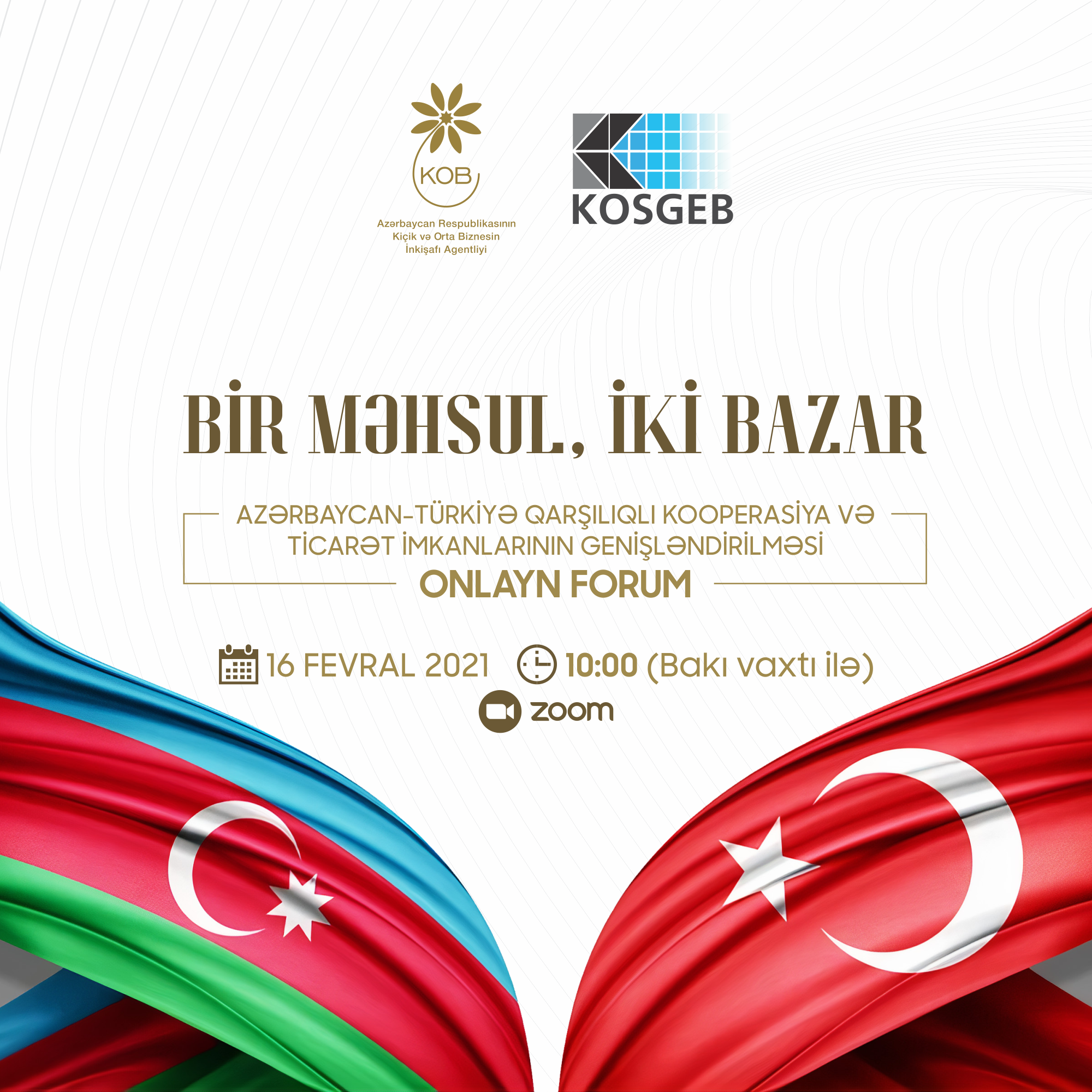 "Bir məhsul, iki bazar" mövzusunda birgə Azərbaycan-Türkiyə onlayn forumu keçiriləcək 