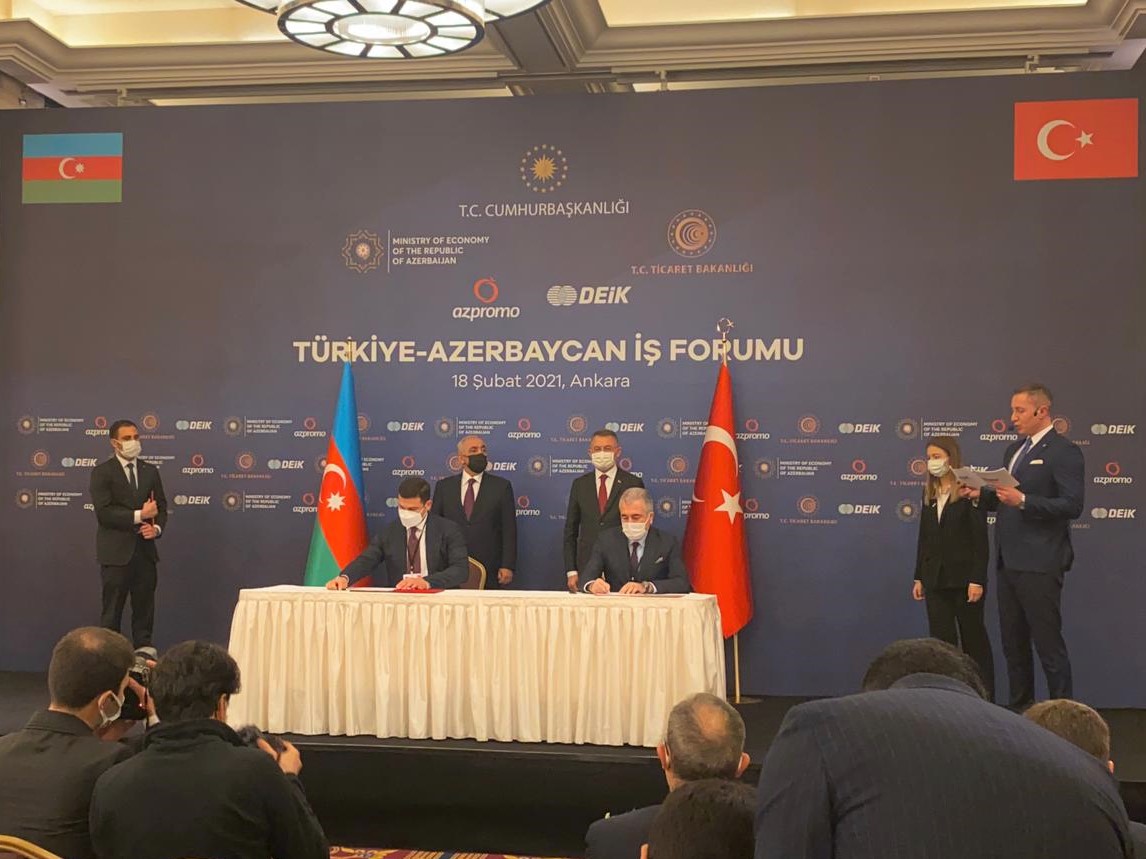 Documents on cooperation between SMBDA and the relevant agencies of Turkey signed 