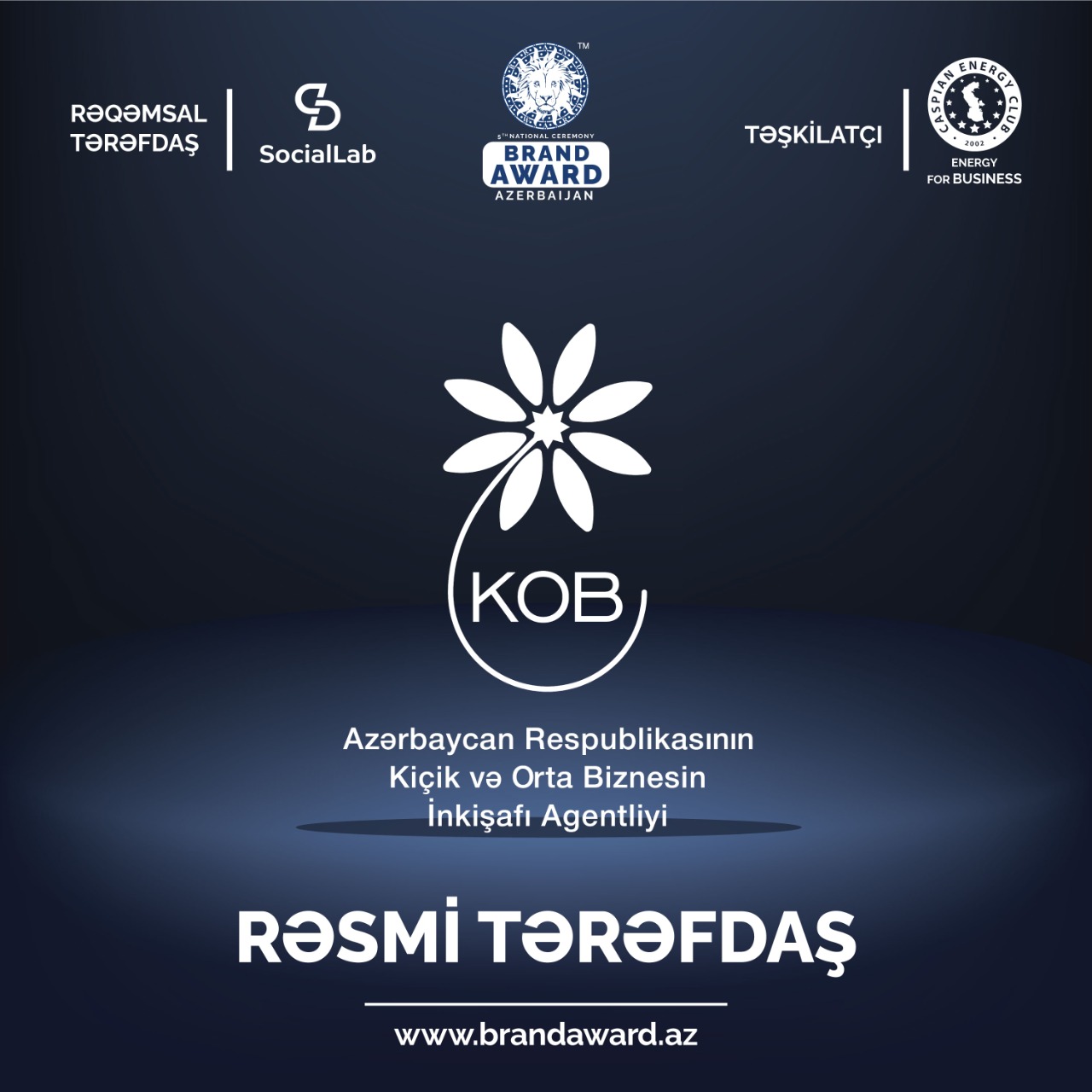 KOBİA beşinci “Brand Award Azerbaijan” milli mükafatının rəsmi tərəfdaşıdır 