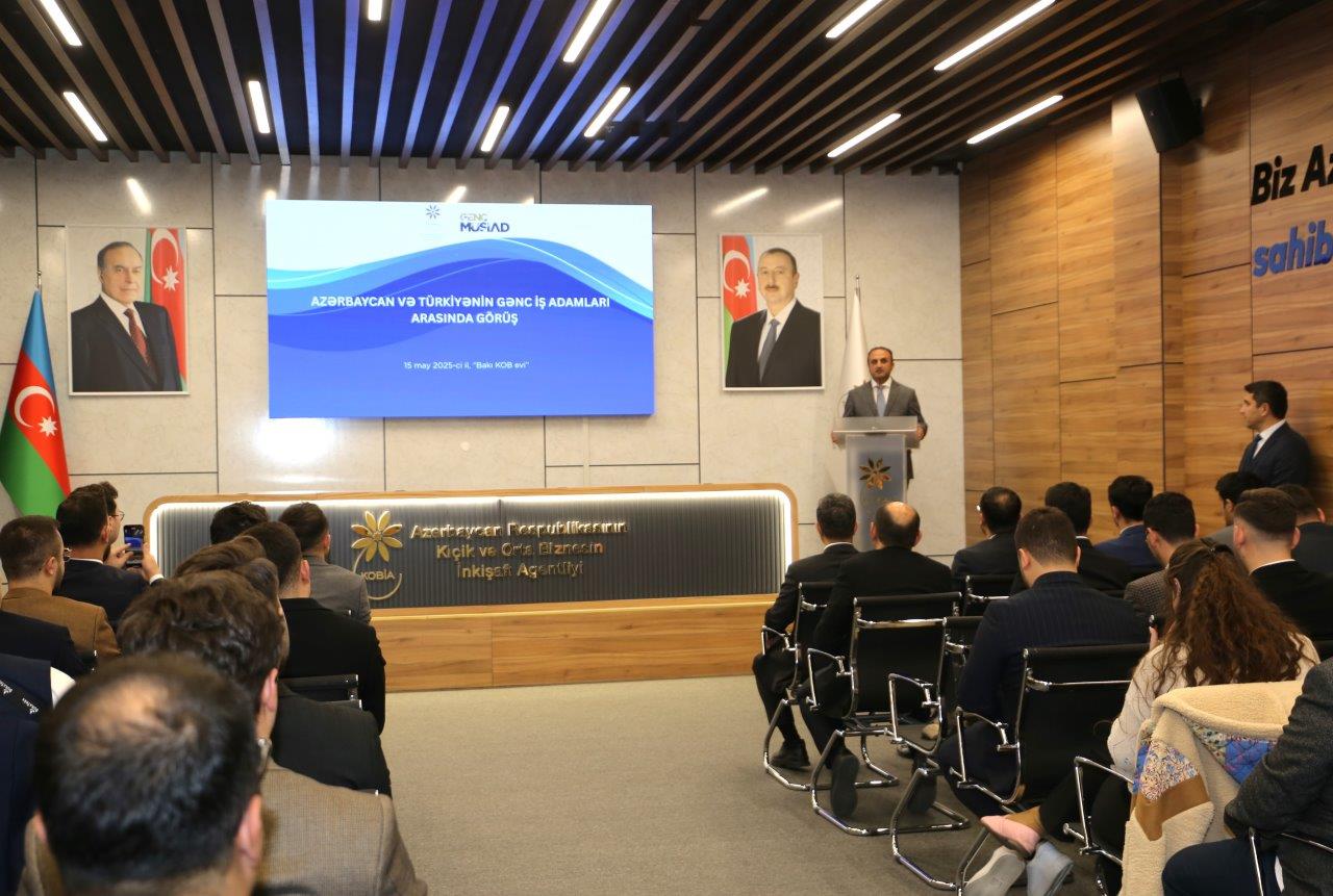 Azərbaycan və Türkiyənin gənc iş adamları əməkdaşlıq imkanlarını  müzakirə ediblər