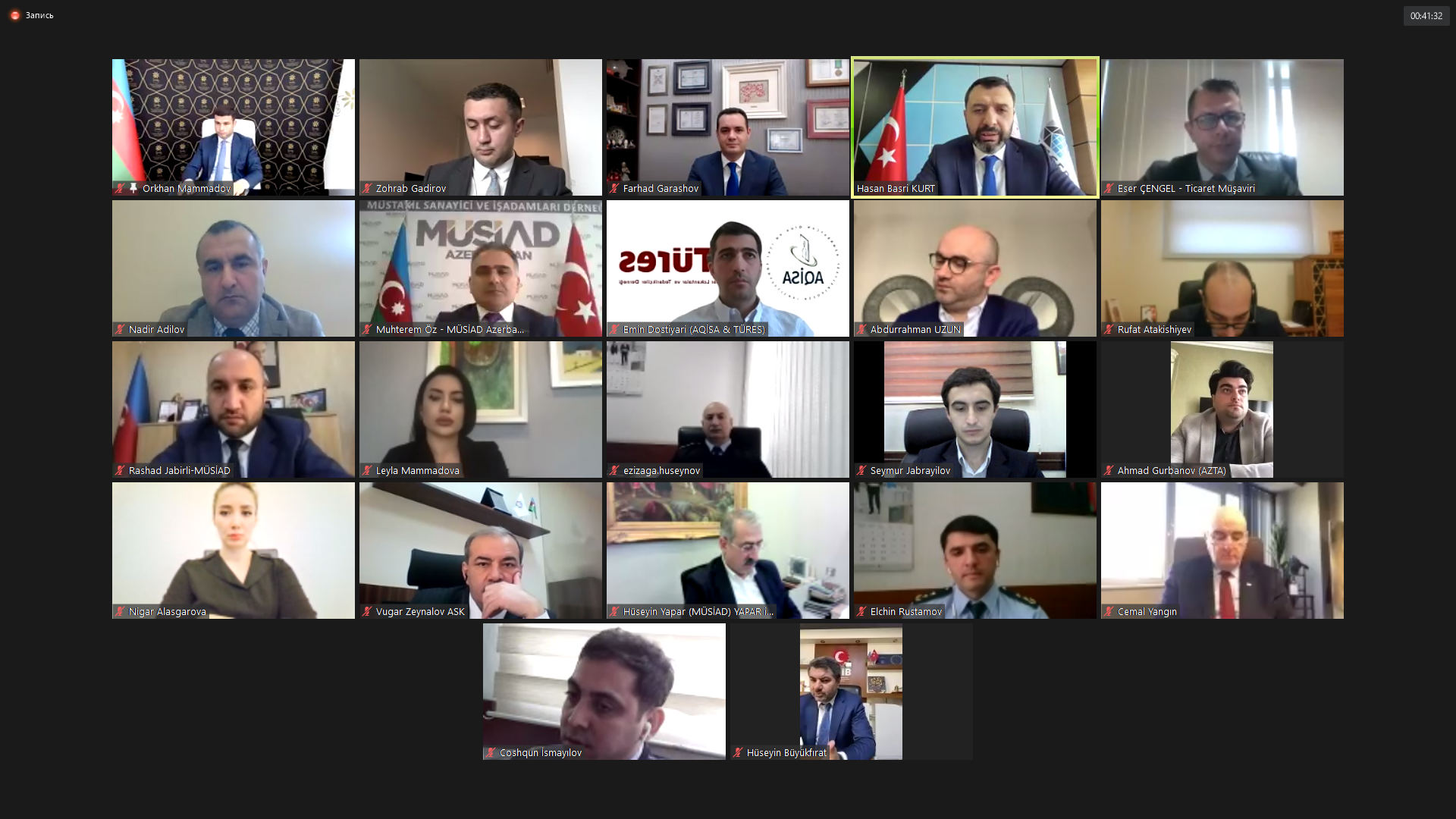 KOBİA yanında İctimai Şuranın təşkilatçılığı ilə Azərbaycan-Türkiyə İş Adamları Forumu keçirilib 