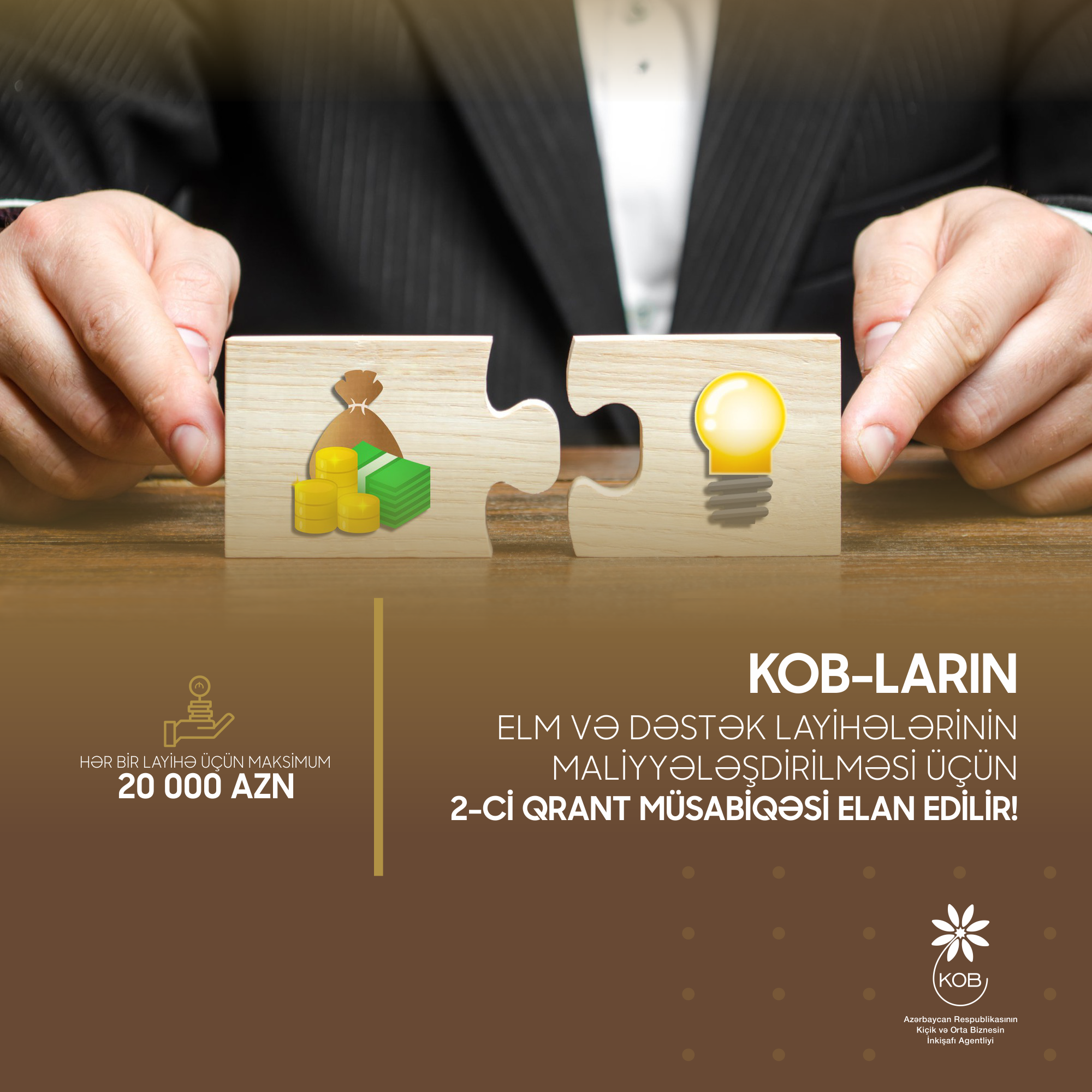 KOB-ların elm və dəstək layihələrinin maliyyələşdirilməsi ilə bağlı müsabiqə elan edilir 