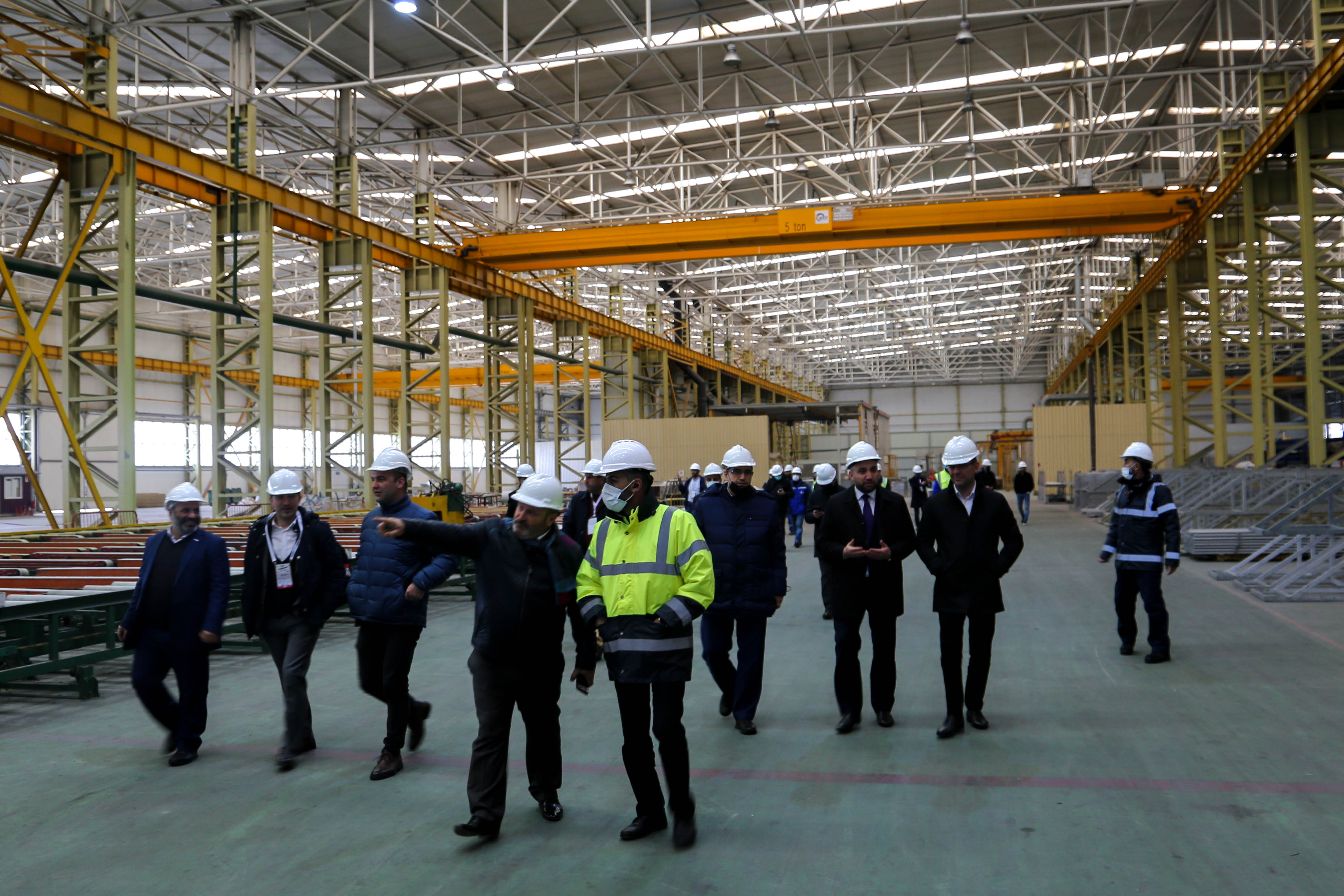 A group of the International Business Forum participants visited Sumgayit Chemical Industry Park 