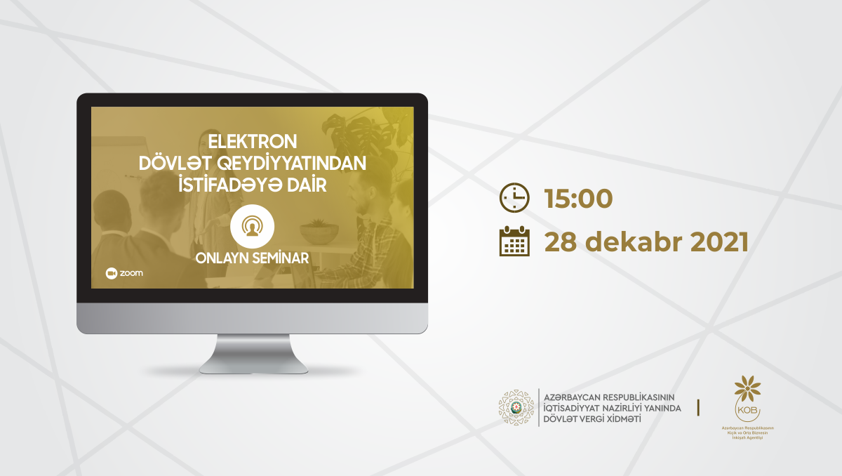 Webinar to be held on the use of electronic state registration 