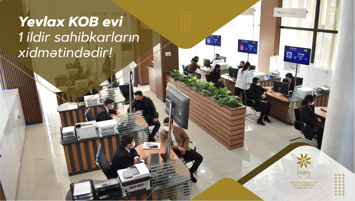 About 35,000 services were provided to entrepreneurs at the Yevlakh SME House during the year 