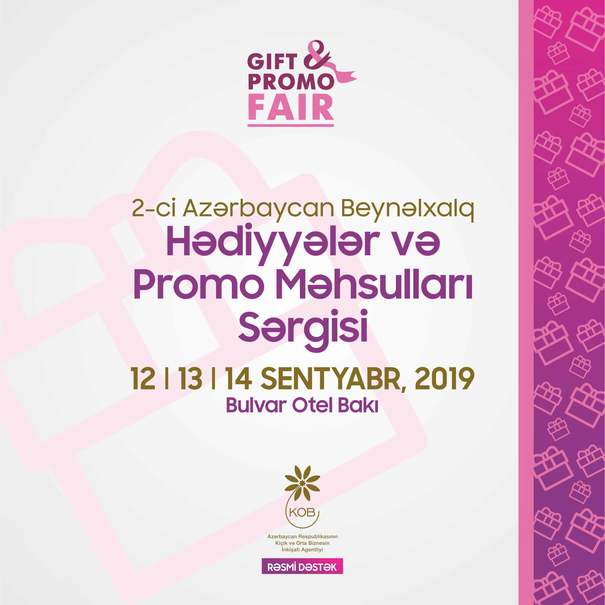 Handicrafts by micro and small entrepreneurs will be exhibited at the fair within the support to Small and Medium Businesses 