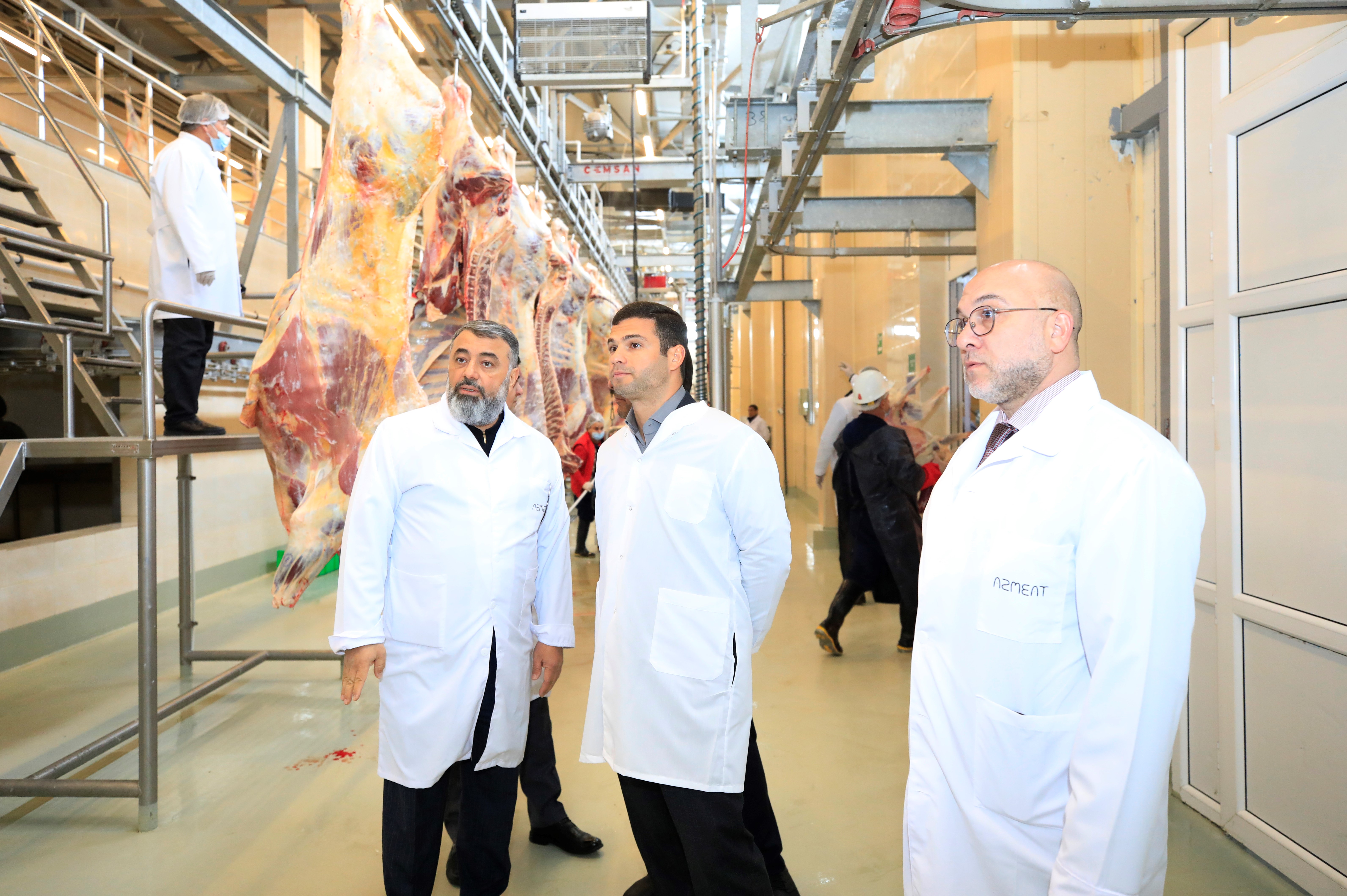 KOBİA management visits the slaughterhouse 